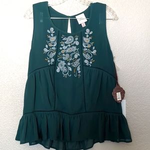 NWT Knox Rose Top Sz Medium